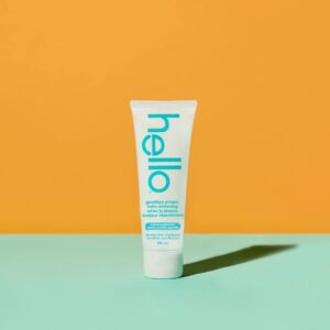 Hello Activated Charcoal Epic Teeth Whitening Toothpaste Fluoride Free, Fresh Mint & Coconut Oil, Vegan, SLS & Gluten Free, Peroxide Free, Dentifrice Blanchissant, 82 mL