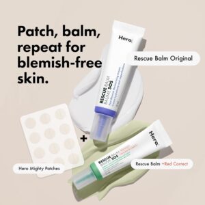 Hero Cosmetics Mighty Patch Original – Hydrocolloid Patch for Pimples, Overnight Acne Blemish & Zit Stickers for Sensitive Skin, 36 Count