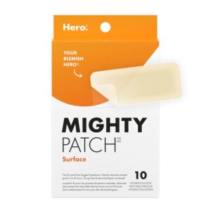 Hero Cosmetics Mighty Patch Original – Hydrocolloid Patch for Pimples, Overnight Acne Blemish & Zit Stickers for Sensitive Skin, 36 Count