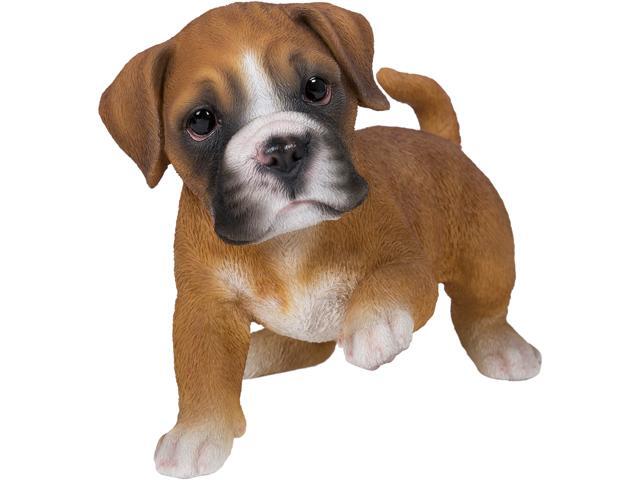 Hi-Line Gift Boxer Puppy Playing Statue