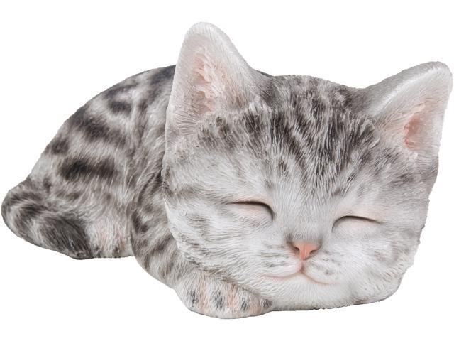Hi-Line Gift Grey Tabby Kitten Sleeping