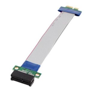 High Speed PCI-E 1X Riser Card Extender Extension Ribbon Flex Cable Adapter