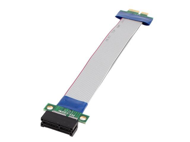 High Speed PCI-E 1X Riser Card Extender Extension Ribbon Flex Cable Adapter