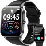 Hitoor Smart Watch, 1.85"HD Smartwatches for Men, (Answer/Make Calls), Fitness Tracker with 120+ Sport Modes, IP68 Waterproof Fitness Watch, Heart