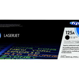 HP 125A LaserJet Toner Cartridge - Black