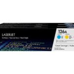 HP 126A LaserJet Toner Cartridge - Tri-Color Pack - Cyan/Magenta/Yellow