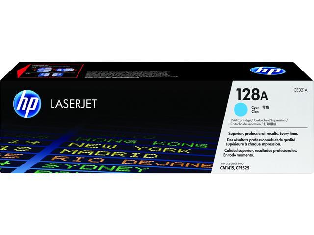 HP 128A LaserJet Toner Cartridge - Cyan