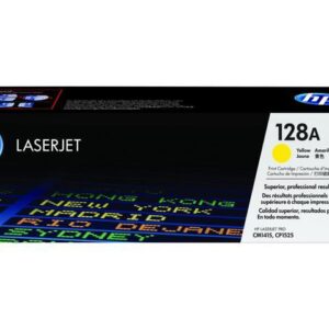 HP 128A LaserJet Toner Cartridge - Yellow