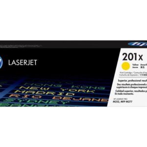 HP 201X High Yield LaserJet Toner Cartridge - Yellow