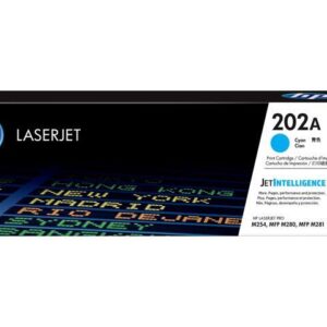 HP 202A LaserJet Toner Cartridge - Cyan