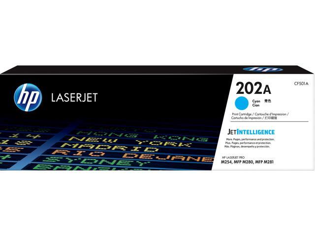 HP 202A LaserJet Toner Cartridge - Cyan