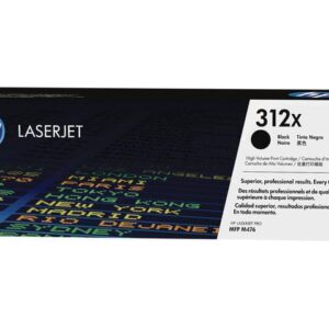 HP 312X High Yield Black Original LaserJet Toner Cartridge, ~4,400 pages, CF380X