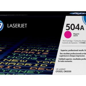 HP 504A LaserJet Toner Cartridge - Magenta