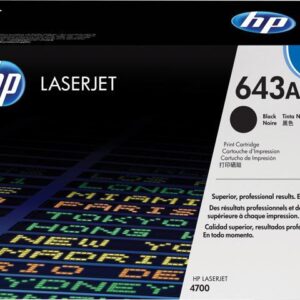 HP 643A LaserJet Toner Cartridge - Black