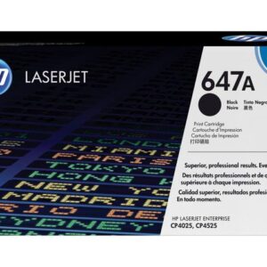 HP 647A LaserJet Toner Cartridge - Black