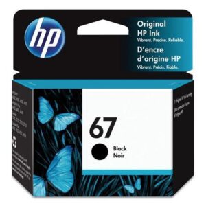 HP 67 3YM56AN Inkjet Ink Cartridge Black in Retail Packaging