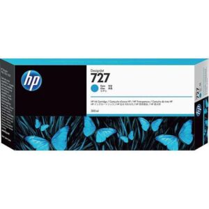 HP 727 300-ml Cyan DesignJet Ink Cartridge, F9J76A