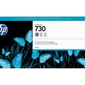 HP 730 300-ml Gray DesignJet Ink Cartridge, P2V72A