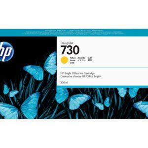 HP 730 300-ml Yellow DesignJet Ink Cartridge, P2V70A