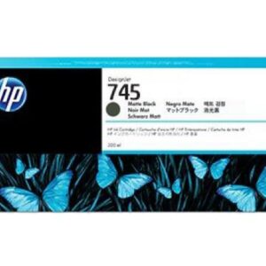 HP 745 300-ml DesignJet Matte Black Ink Cartridge, F9K05A