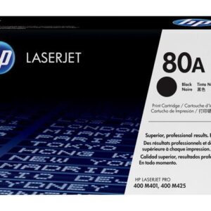 HP 80A LaserJet Toner Cartridge - Black