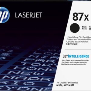 HP 87X High Yield LaserJet Toner Cartridge - Black