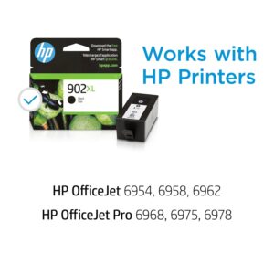 HP 902XL | Ink Cartridge | Black | Works with HP OfficeJet 6900 Series, HP OfficeJet Pro 6900 Series | T6M14AN