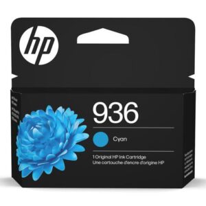 HP 936 Cyan Original Ink Cartridge, ~800 pages, 4S6U9LN