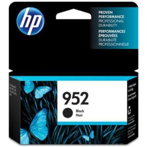 HP 952 Black Original Ink Cartridge, ~900 pages, F6U15AN#140