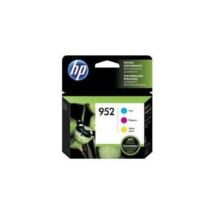 HP 952 Cyan, Magenta & Yellow Original Ink Cartridges, 3/Pack (N9K27AN)