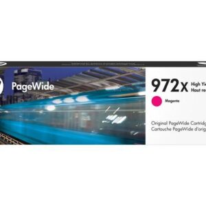 HP 972X High Yield Magenta Original PageWide Cartridge, ~7,000 pages, L0S01AN