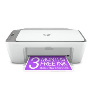 HP DeskJet 2855e Wireless All-in-One Colour Inkjet Printer, Scanner, Copier, Best for Home, 3 Months of Ink Included (588S5A)