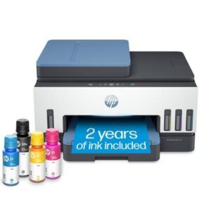 HP Smart Tank 7602 All-in-One InkJet Printer, Color Mobile Print, Copy, Scan,