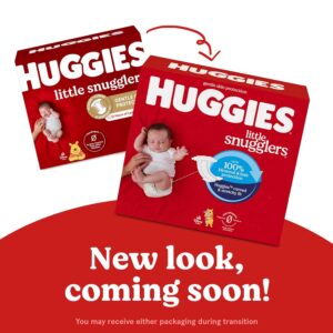Huggies Newborn Diapers, Little Snugglers Baby Diapers, Size Newborn (up to 10 lbs), 144 Count