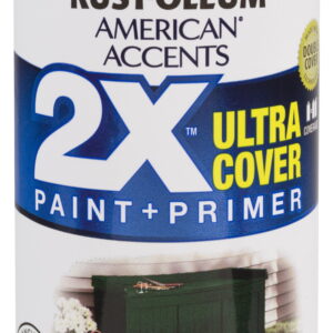 Hunter Green, Rust-Oleum American Accents 2X Ultra Cover Gloss Spray Paint- 12 oz