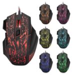 HXSJ 7 Buttons 5500DPI USB Wired Optical Game Gaming Mouse Light Computer Mouses For PC games