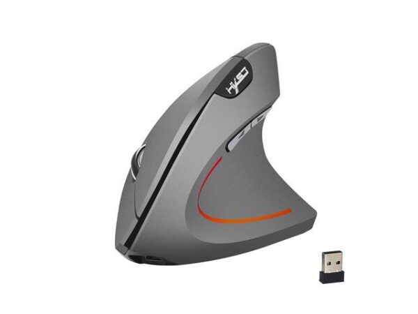 HXSJ Wireless Mouse Optical 2.4G Mouse Ergonomics 800/1600/2400Dpi Wrist Treatment Vertical Mouse For PC Laptop Desktop (Battery Included)-Gray HXSJ Wireless Mouse Optical 2.4G Mouse Ergonomics 800/1600/2400Dpi Wrist Treatment Vertical Mouse For PC Laptop Desktop (Battery Included)-Gray