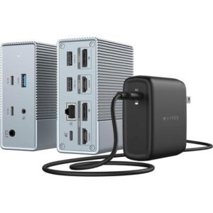 Hyper Products GEN2 12-in-1 USB-C Docking Station With Power Adapter