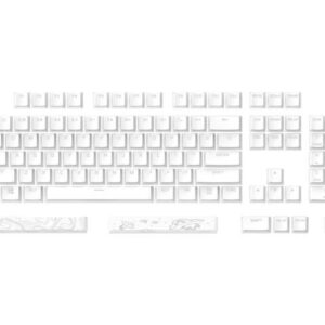 HyperX Pudding Keycaps 2 - Full Key Set - PBT - White (US Layout)
