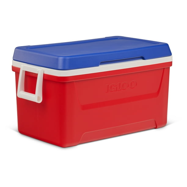 Igloo 48 QT Laguna Ice Chest Cooler, Red White & Blue