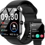 IHDAPP Smart Watch, 1.85" HD Smartwatch for Men Women (Answer/Make Calls), Fitness Watch with 120+ Sports Modes, IP68 Waterproof, Heart Rate/Sleep