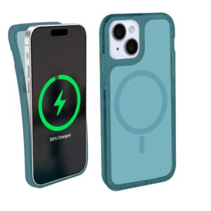 iHome Magnetic Velo Phone Case for iPhone 16e/16/15, Dark Blue