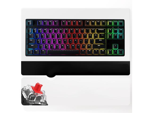 iKBC F400 87-key RGB Backlit Cherry MX Switch Mechanical Gaming Keyboard, N-key Rollover, PBT Keycaps