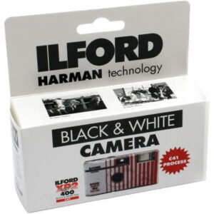 Ilford XP2 Super Single Use Camera with Flash 27 Exposures Black and White Film CAT1174186