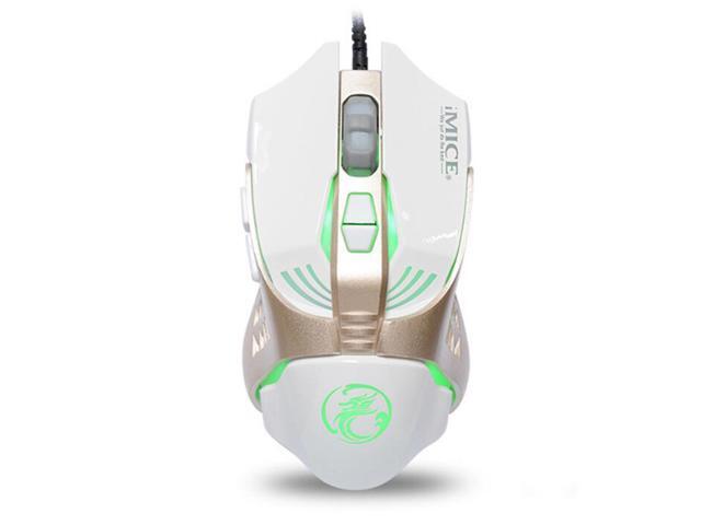 Imice V5 USB Wired Programming Machinery 7 Key Colorful Breathing Light Gaming Mouse Cool Optical Gaming Mouse for Desktop
