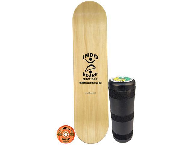 Indo Board IB_PROKICKTAIL-SET-NAT Pro Kicktail Natural Deck & Roller