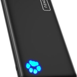 INIU Portable Charger, Slimmest 10000mAh 5V/3A Power Bank, USB C in&out High-Speed Charging Battery Pack, External Phone Powerbank Compatible with iPhone 16 15 14 13 12 Samsung...