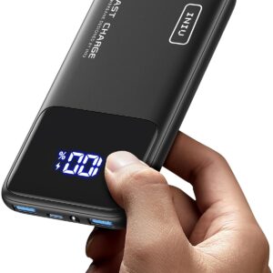 INIU Portable Charger, Slimmest Fast Charging 10000mAh USB C in/Out Power Bank, 22.5W PD3.0 QC4+ Battery Pack, Portable Phone Charger for iPhone 16 15 14 13 12 Pro Samsung S22...
