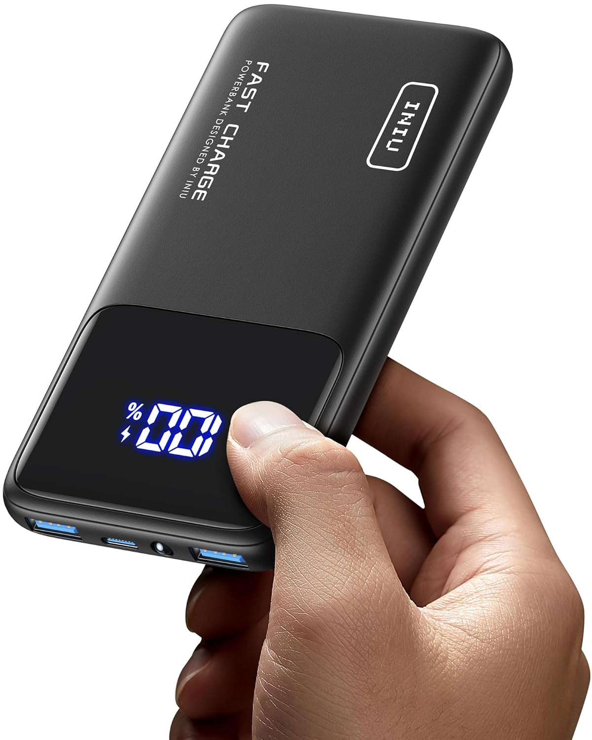 INIU Portable Charger, Slimmest Fast Charging 10000mAh USB C in/Out Power Bank, 22.5W PD3.0 QC4+ Battery Pack, Portable Phone Charger for iPhone 16 15 14 13 12 Pro Samsung S22...