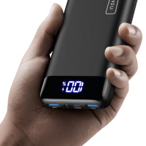 INIU Power Bank, 20000mAh Fast Charging USB C in&Out Portable Charger, 22.5W PD3.0 QC4.0 External Battery Pack, LED Display Phone Charger for iPhone 16 15 14 13 Pro Samsung S22...